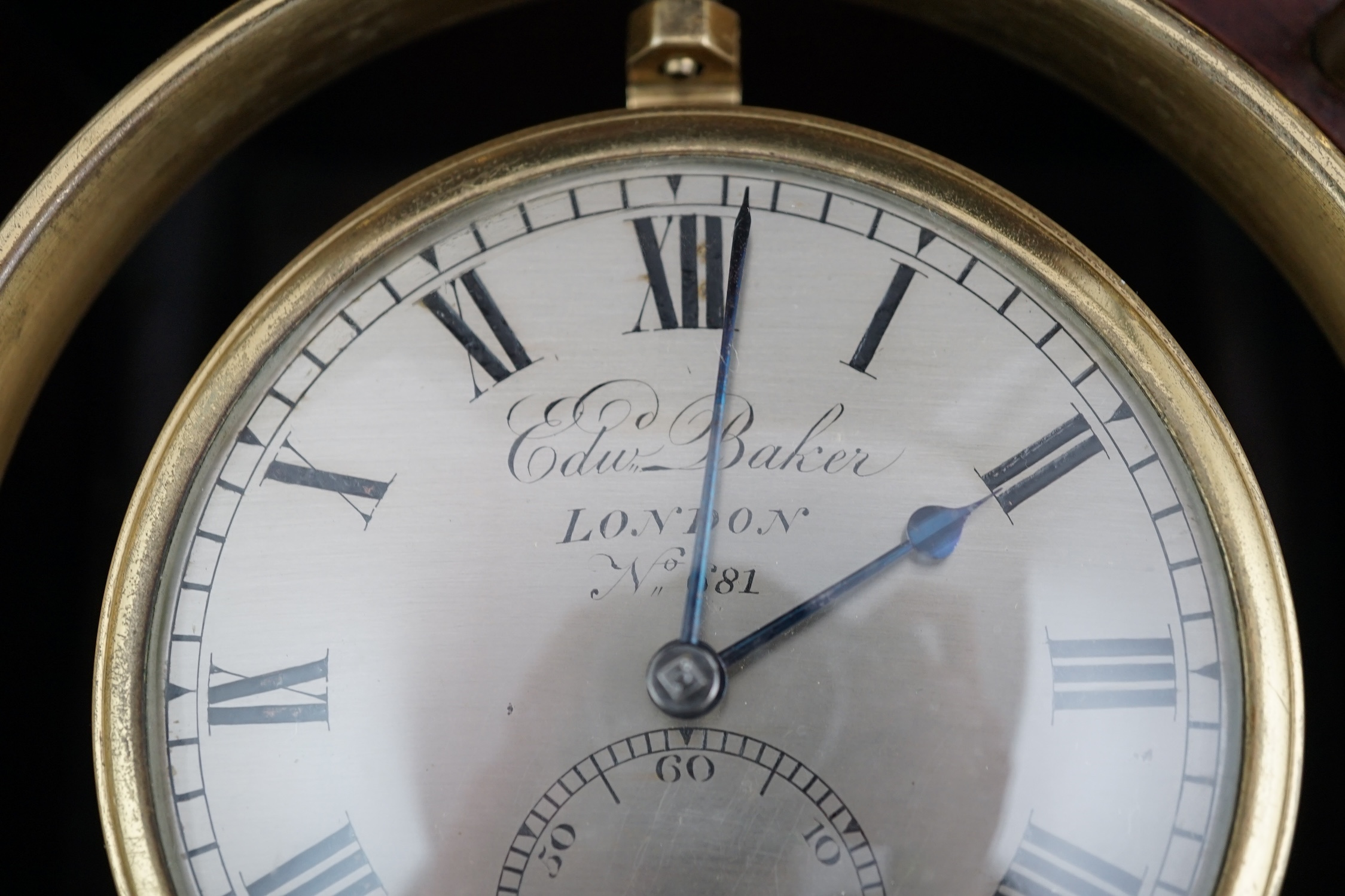 Edward Baker of London, a Victorian one day marine chronometer CITES Submission reference: NSVJ4569